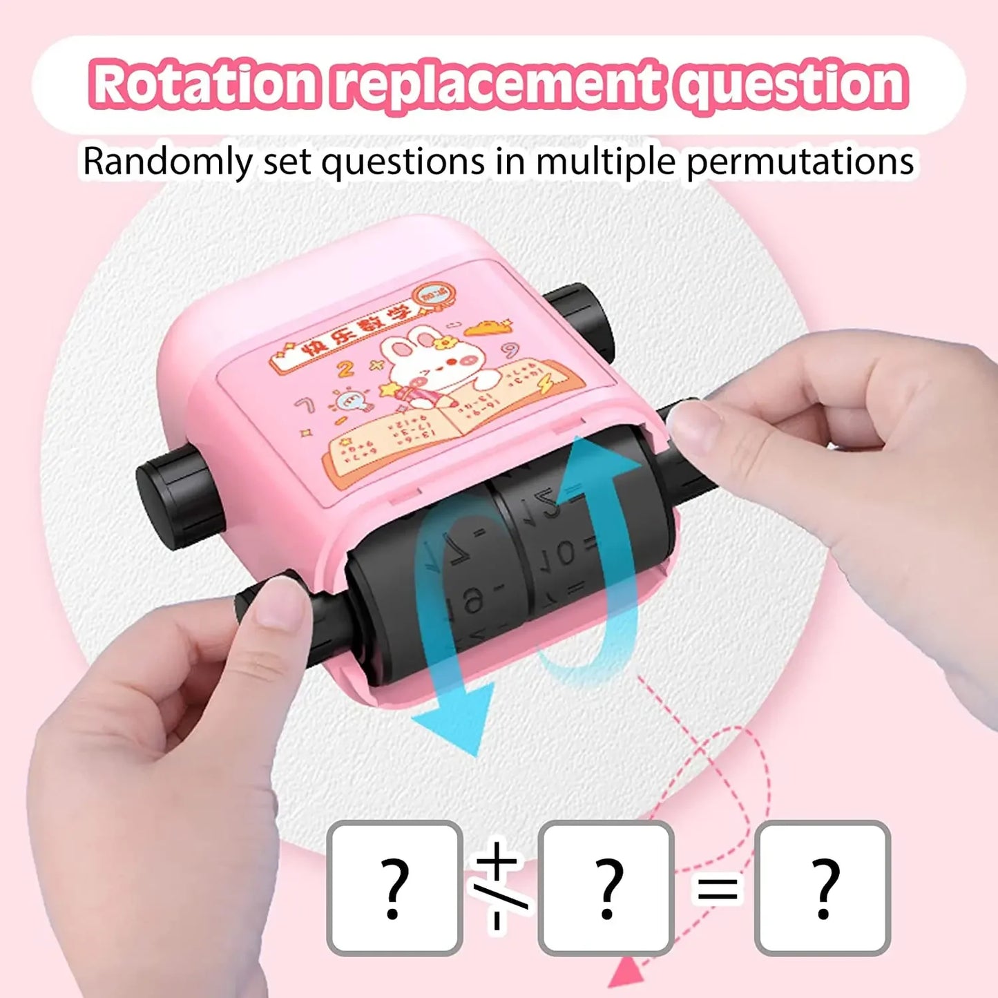 Math Stamp Roller Addition Subtraction Multiplication Division Practice Mathematical Operation Math Stamp Teaching Supplies